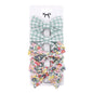 4Pcs Baby Bows Hair Clips Cotton Linen Hairpins for Girls