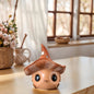Charming and Adorable Mushroom Elf Statue, with Wide Open Eyes and a Pouty Mouth, Suitable for Home and Office Decoration, a Great Choice for Holiday Gifts, Featuring a Unique Design and Natural Style.
