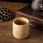 1PCS Japanese Sake Cup Natural Bamboo Teacups Chinese Wooden Water Cup for Tea Wine Coffee Juice Drinking Mug Handmade