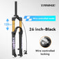 Adjustable MTB Air Suspension Fork — 120mm (4.7 in) Travel, Rebound & Lockout, 26/27.5/29 Inch, 9x100mm Quick Release