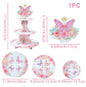 Purple Butterfly Disposable Tableware Napkin Butterfly Birthday Party Decor Girl Baby Shower Baptism Gender Reveal Supplies