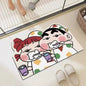 Quick-Dry Anime Shower Mat - Soft Absorbent Cartoon Bath Rug for Bathroom and Home Gift