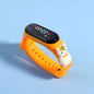 Kids Touch LED Waterproof Digital Watch for Girls – Silicone Sports Bracelet, Shock Resistant, Backlight