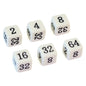 6 Pcs/set 6 Sided Multiple Dice 2 4 8 16 32 64 Funny Puzzle Game  Education Dice 16mm