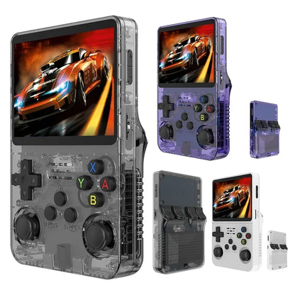 Open-Source Retro Handheld Game Console 3.5-Inch (8.9 cm) IPS Screen Linux 64GB Portable Pocket Player
