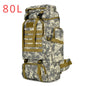 Tactical Mountaineering Backpack 80L / 100L (≈21 / 26 US gal) – Large Hiking, Camping & Travel Rucksack with Molle, Oxford Polyester