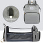 Foldable Diaper Bag with Portable Folding Crib Bed Lightweight Large-Capacity Baby Backpack