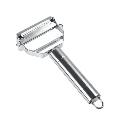 Stainless Steel Multi-Function Fruit & Vegetable Peeler Julienne Grater Slicer Kitchen Tool
