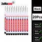20mm Long-Head Deep Hole Marker Pens - Waterproof Fast-Dry Oil Markers for Wood, Metal & Glass (Red/Black/Blue/Green)