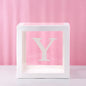 Birthday Balloon Boxes For Party Decorations 1st Happy Birthday Balloon Blocks Decor with ONE Letter Boy Girl Baby Shower Decor