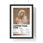 Rap Music Album Cover Happier Than Ever Poster Aesthetic Rapper Hip Hop Rock Canvas Wall Art Ideal for Room Decor