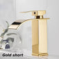 Stainless Steel Deck-Mounted Basin Faucet for Bathroom - Hot & Cold, Classic Style