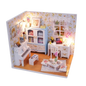 Creative DIY Wooden Model House Kit - Handcrafted Miniature Cottage, Perfect Christmas & Black Friday Gift Idea