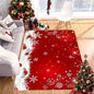 VIKAMA Christmas Rug Festive Carpet For Live Room Large Area Rug Bedroom Rug Soft Doormat Welcome Mat Home Decoration
