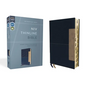 Niv, Thinline Bible, Leathersoft, Blue, Red Letter, Thumb Indexed, Comfort Print - Imitation Leather