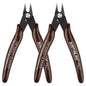2-Pack Mini Flush Cutting Pliers – Precision Diagonal Wire Cutters for Electrical & Metal Work, Left-Handed