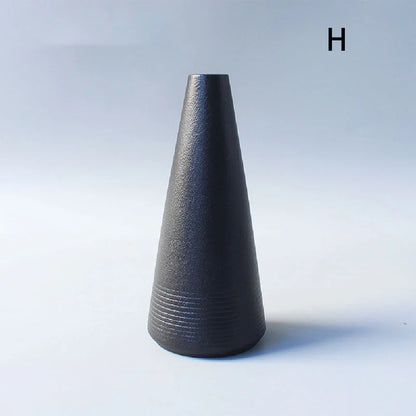 Ceramic Small Flower Bud Vase - Minimalist Japanese-Style Tabletop Home Decor