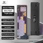 Wireless Bluetooth Mechanical Keyboard 108-Key — Gasket Mount, Hot-Swappable Full-Size with TFT Smart Display, RGB (USB-C, 2.4G, Bluetooth)