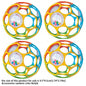 Soft Baby Grasping Ball Rattles with Bell Ball Early Education Educational Sensory Toy Random Color）