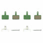 2/4/12-Pair Hydraulic Disc Brake Pads for Mountain Bikes — Resin, Semi-Metal & Ceramic Options
