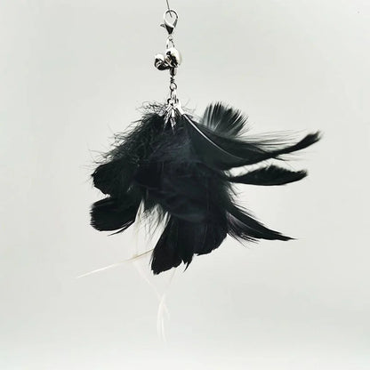 Interactive Feather Cat Toy – Feather Teaser for Cat Play & Exercise