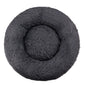 Round Plush Pet Bed, Washable Cozy Dog & Cat Sofa, Winter Warm, Multiple Sizes 16–35 in (40–90 cm)