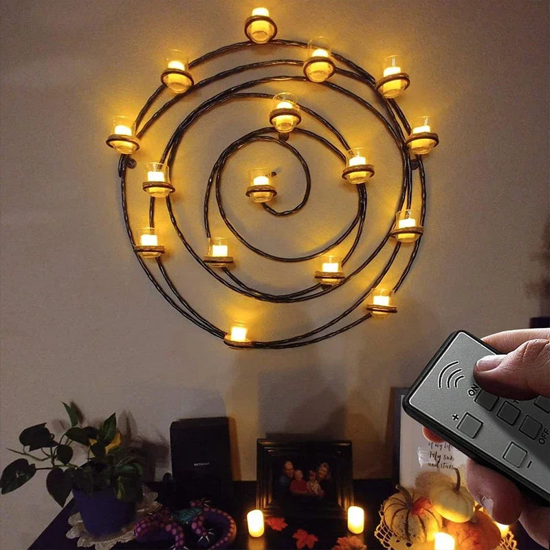 Led Candles Timer Remote Rechargeable LED Light Flameless For Wedding Room Garden Holiday Lighting Home Decor Tea Candle Lamp
