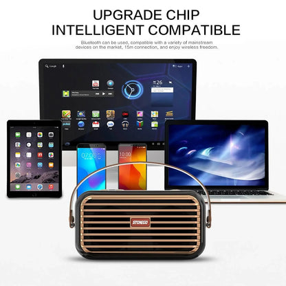 STONEGO Portable Bluetooth Speaker, 16W Stereo, TWS