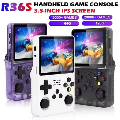 Open-Source Retro Handheld Game Console 3.5-Inch (8.9 cm) IPS Screen Linux 64GB Portable Pocket Player