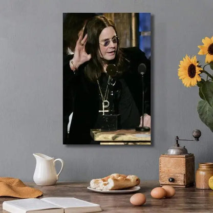 Ozzy Osbourne Band Art Poster Heavy Metal Band Rock Canvas Painting  Wall Art Picture Print Modern Family Bedroom Decor Posters