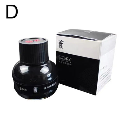 Fountain Pen Ink Bottle 70ml (2.37 fl oz) Black Refill for Calligraphy & Writing