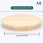 Handmade Pine Wood Jar Lid with Silicone Seal – Airtight Wooden Cover for Jars, Mugs & Candle Cups, Fits 52–130 mm (2.05–5.12 in)