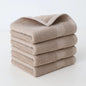 4-Pack Pure Cotton Square Face Towels 30 x 30 cm (11.8 x 11.8 in) Soft Absorbent for Face, Bath & Household