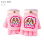 Kids Winter Plush Cartoon Mittens - Warm Gloves for Children Ages 2–6