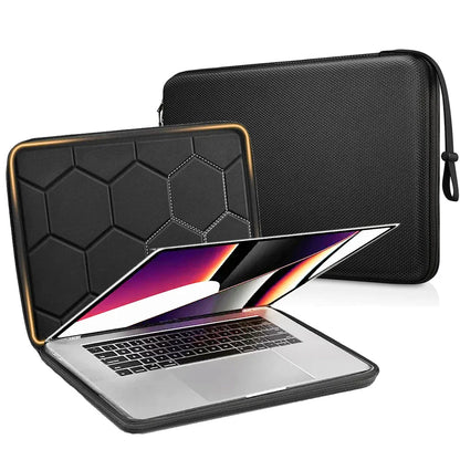 Shockproof Waterproof EVA Laptop Sleeve 13–15.6 Inch with Detachable Strap