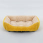 Plush Square Pet Bed for Dogs & Cats, Calming Kennel Sofa Cushion in Multiple Sizes (XS-XXL)