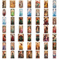 50/100PCS Cartoon Princess Card Graffiti Stickers Personalized Decoration Guitar Notebook Luggage DIY Waterproof Stickers