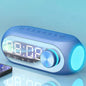 Portable Bluetooth Alarm Clock Speaker, FM Radio, TF Card & AUX, Mini Wireless Subwoofer Sound Box