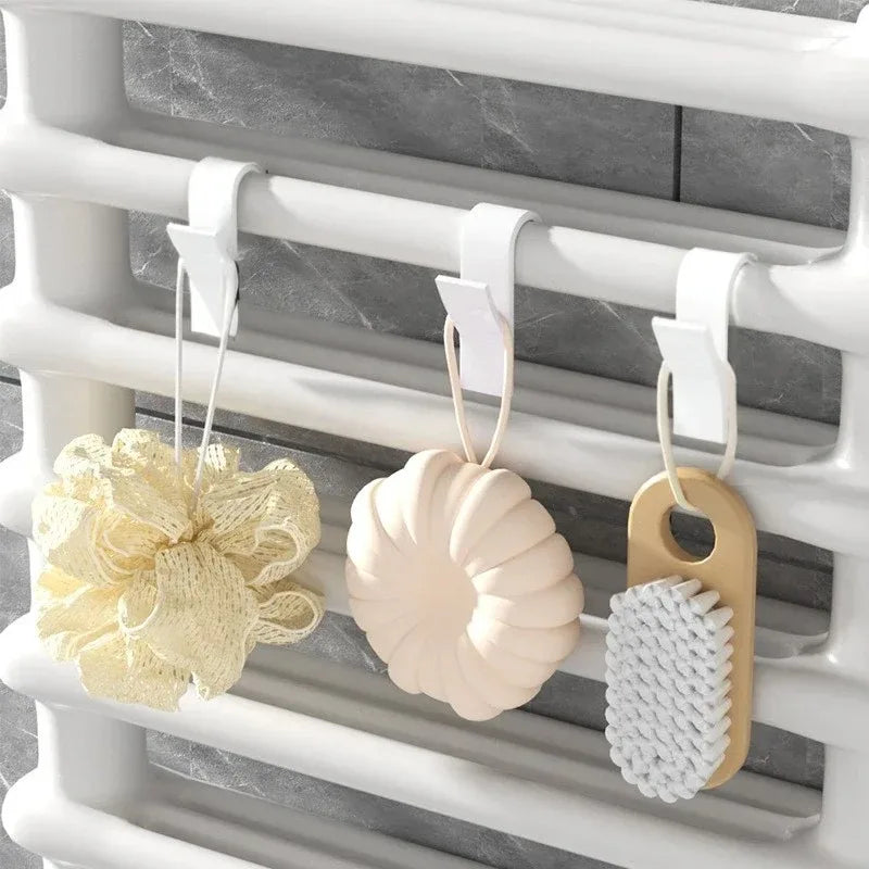 Radiator Towel Hooks Clips – Heated Rail Hanger for Towels, Scarves & Clothes