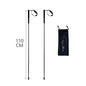 Ultra-Light Foldable Carbon Fiber Trekking Poles – Adjustable 110–130 cm (43–51 in) – 115–126 g Lightweight Hiking Walking Sticks