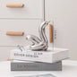 Nordic Ceramic Swan Sculpture Animal Decorative Figurine Home Decor Room Accessory Swans Decorative Item
