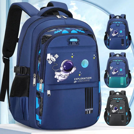 Kids Astronaut Backpack Waterproof School Bag for Boys
