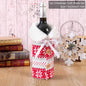 Merry Christmas Decoration for Home 2024 Santa Claus Wine Bottle Cover Snowman Stocking Gift Holders Xmas Navidad Decor New Year