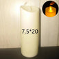 Flameless LED Candles Flickering Battery-Operated Pillar Candles for Wedding Christmas Party Decor — 1/5/10 Pack, Multiple Sizes (2–7.9 in / 5–20 cm)