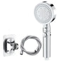 Wall-Mount Bathtub Mixer Faucet with Handheld 3-Mode Shower — Chrome, 1/2-inch (12.7 mm), 150 cm (59 in) Hose