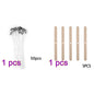 Pre-Waxed Pure Cotton Candle Wicks — 50/100 Pack, Smokeless DIY Candle Wicks, Multiple Lengths 2.6–20 cm (1.0–7.9 in)
