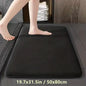 Absorbent Non-Slip Coral Velvet Bath Mat – Soft Bathroom Floor Rug & Door Mat