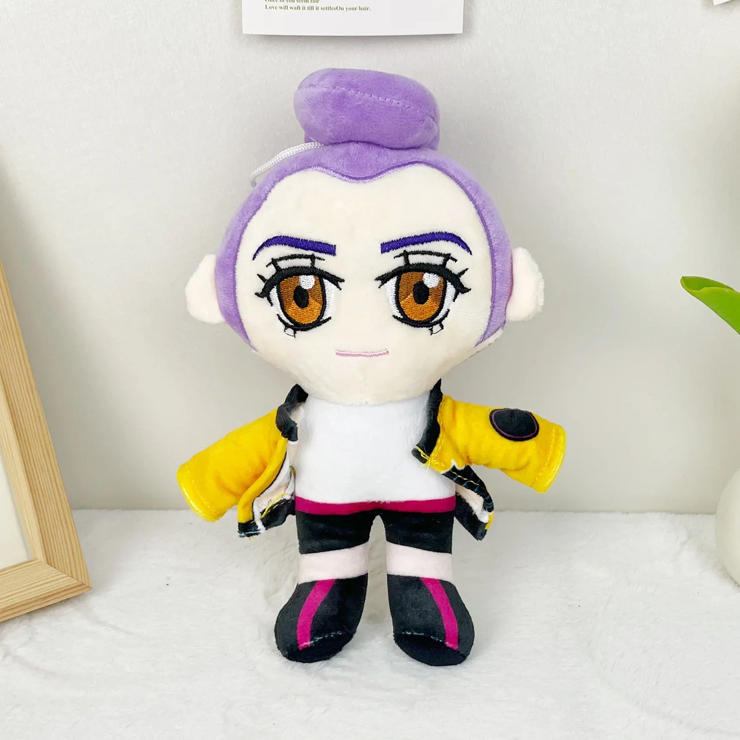 Anime K-Pop Demon Hunter Plush Doll Rumi Mira Zoey - Character Plush Toy for Fans, Party Favors & Desk Decoration