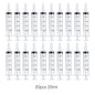 20ml Reusable Plastic Measuring Syringe Pack (5/10/20/30) - Hydroponics Nutrient, Oil Pump & Pet Medicine Feeder