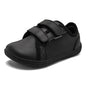 Kids Barefoot Shoes – Minimalist Wide-Toe Lightweight Sneakers with Hook & Loop PU Leather Upper